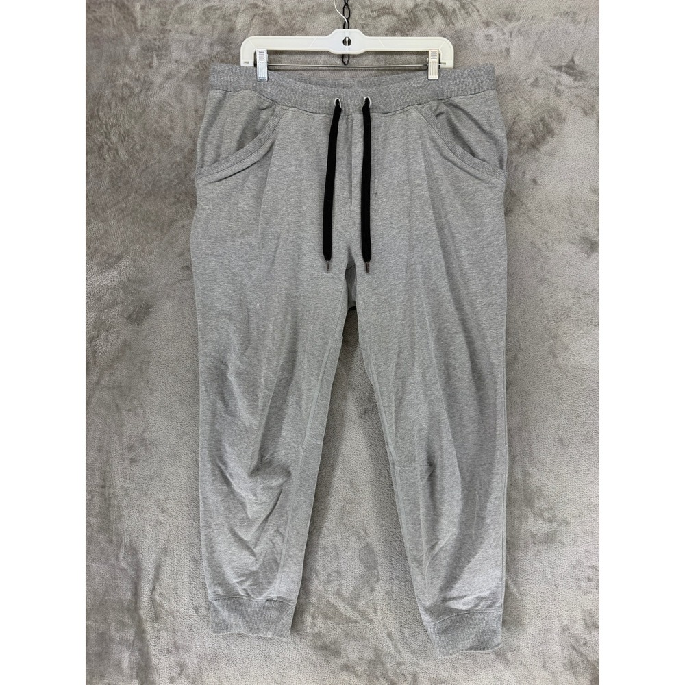 Lululemon Jogger Sweatpants Mens XXL Gray Heathered Activewear Pockets 24709